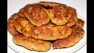 БЮДЖЕТНЫЕ КОТЛЕТЫ С ЗАЖАРКОЙ И ХЛЕБОМ, КОТЛЕТЫ ИЗ МЯСА ГОВЯДИНЫ, ГОВЯЖЬИ КОТЛЕТЫ БЕЗ ЯИЦ, КОТЛЕТЫ С