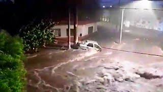 Rivers of Water in Tucuman: severe Flooding in Argentina. Natural Disasters. Bad Weather #shorts