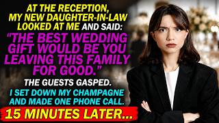 At My Son's Wedding Reception, My New Daughter-In-Law Smiled And Said, The Best Wedding Gift...