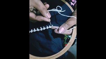 Dupatta border #quicktips #embroiderypatterns #borderdesign #design #handembroidery #beautiful #1v1