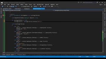 Part 5 - Sorting in MVC5 with HTML grid using EF, Code first and Bootstrap