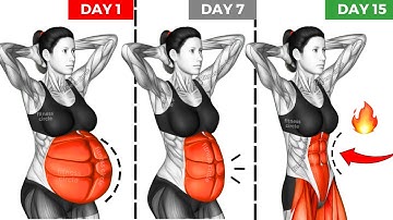 🔥 30-Tummy exercises for women at home : Destroy Upper & Lower Belly Fat🔥Reduce Saggy Stomach Fast!