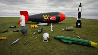 Garry's Mod Most Powerful Nuclear Bombs Exploration In The Flatgrass Island BOOM!