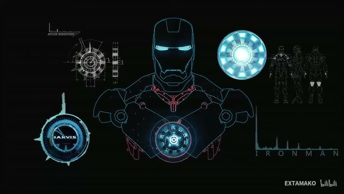 Ironman RGB 4k Animated Live Wallpaper 
