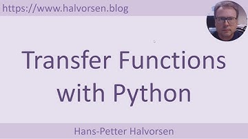 Transfer Functions with Python