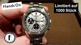 Seiko Automatik Chronograph 50th Anniversary Limited Edition: SRQ029J1 /  Hands On - YouTube