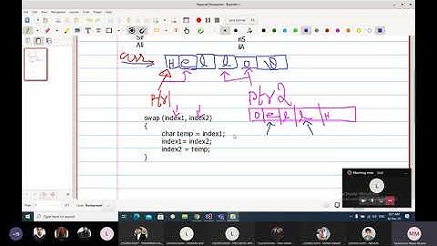 Reversing a char array using Pointers