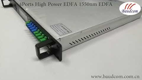 4Ports High Power EDFA 1550nm EDFA with PON WDM
