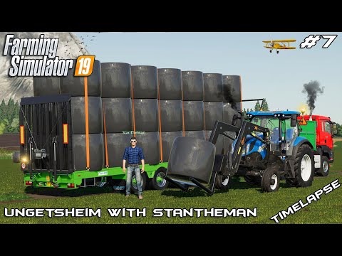 Selling silage bales & new tractor | Ungetsheim with @StanTheMan_ | Farming Simulator 19 | Episode 7
