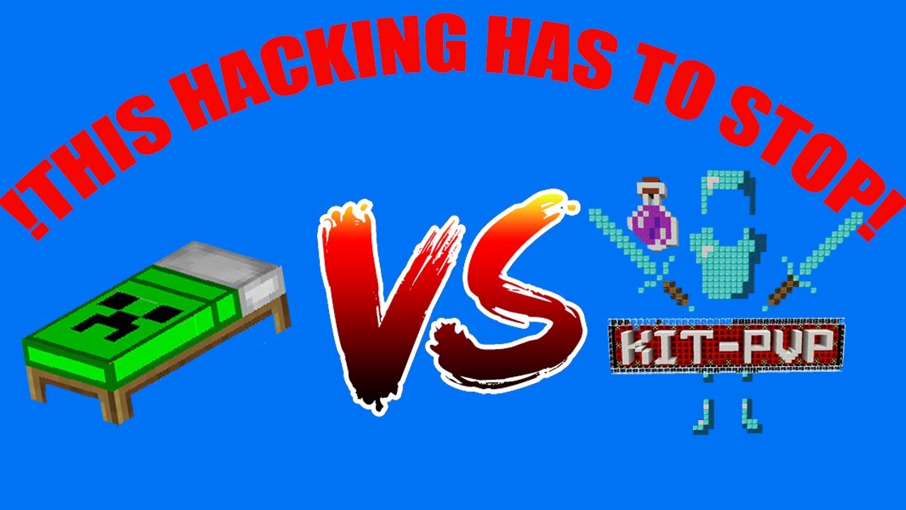 KIT PVP HAD TO TURN INTO BED WARS (*MINECRAFT HACKERS......*) YouTube