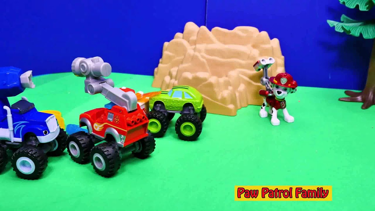 Paw Patrol Video Toy Unboxing - BLAZE AND THE MONSTER MACHINES ...