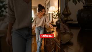 Как убрать царапину с деревянной мебели #совет #мебель #лайфхак