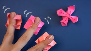 Капкан ловушка для пальцев Антистресс игрушка Очень простое оригами из бумаги без клея и ножниц