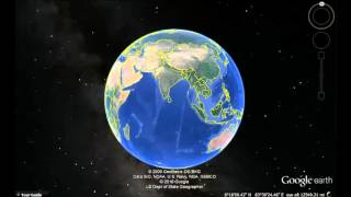 Cambodia Google Earth View