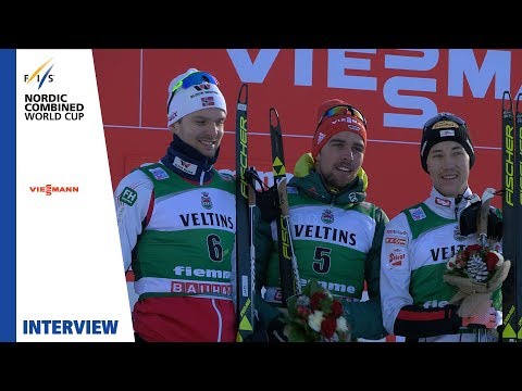 Johannes Rydzek | "I was 'all in' in the final lap" | Val di Fiemme | GU LH | FIS Nordic Combined
