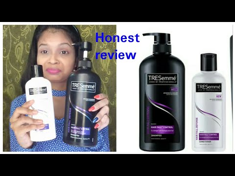 Hi everyone today in this video i'll be sharing with you tresemme hair fall defense shampoo and conditioner honest review... ...