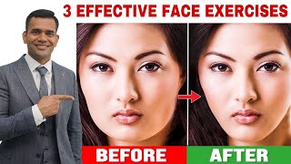 3 Effective Face Exercise | Slim Down Your Face With 3 Simple Exercises  Dr. Vivek Joshi