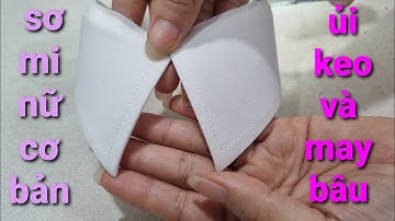 🍎1️⃣1️⃣  sơ mi nữ cơ bản (form rộng) ủi keo bâu / Chất liệu tự do.