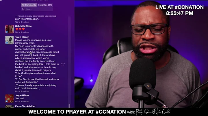 Prayer At #CCNATION with Pastor Darrell K. Cook