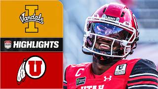 Idaho Vandals vs Utah Utes Full Game Highlights ESPN College Football