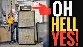 Can a Marshall Studio Vintage 20W Drive a FULL STACK?
