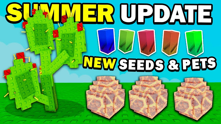 NEW SUMMER UPDATE SEEDS & PETS!! in Grow a Garden ROBLOX