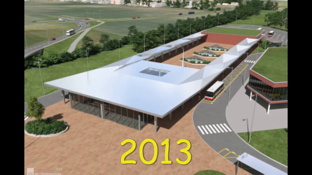 vývoj architektonického řešení stanice metra D Depo Písnice