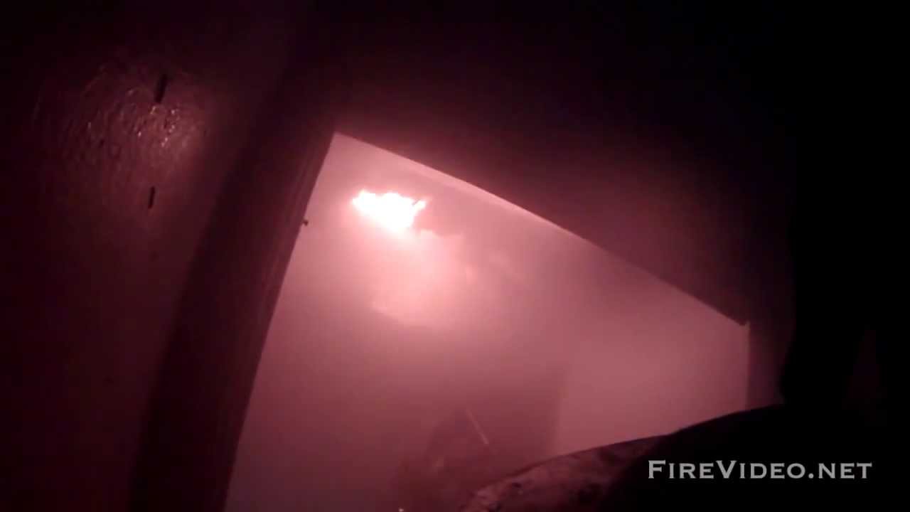 Helmet Cam house fire - YouTube