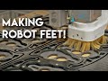 Machining shuffle feet for a combat robot  pepe silvia