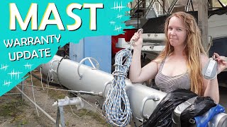 Mast Warranty Update for our Leopard 45 Catamaran | NEW YACHT WARRANTY