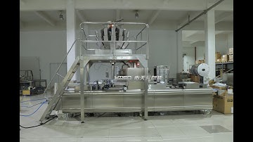 Multi-Head Weigher Automatic Filling Beans Vacuum Packaging Machine