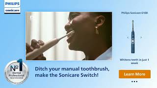 Toss Your Basic Toothbrush and Make the Sonicare Switch!