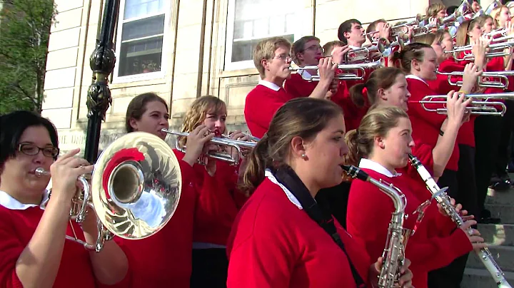 Badger Band  "On Wisconsin" directed by Paula Bonner