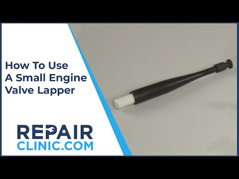 How To Use a Small Engine Valve Lapping Tool