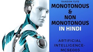 Monotonous and non monotonous reasoning in hindi