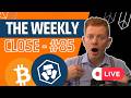 Live: Seasonality for Cronos (CRO) &amp; Bitcoin (BTC) - The Weekly Close