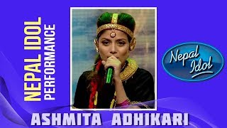 Hariyo Dada Mathi | Nepal Idol Performance | Ashmita Adhikari | | Nepal Idol Season 2 | Nepal Idol