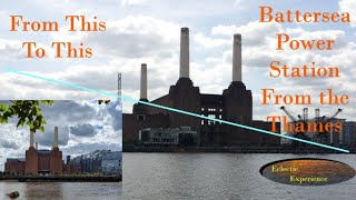 Battersea Power Station, London. How it has changed from derelict building to modern development