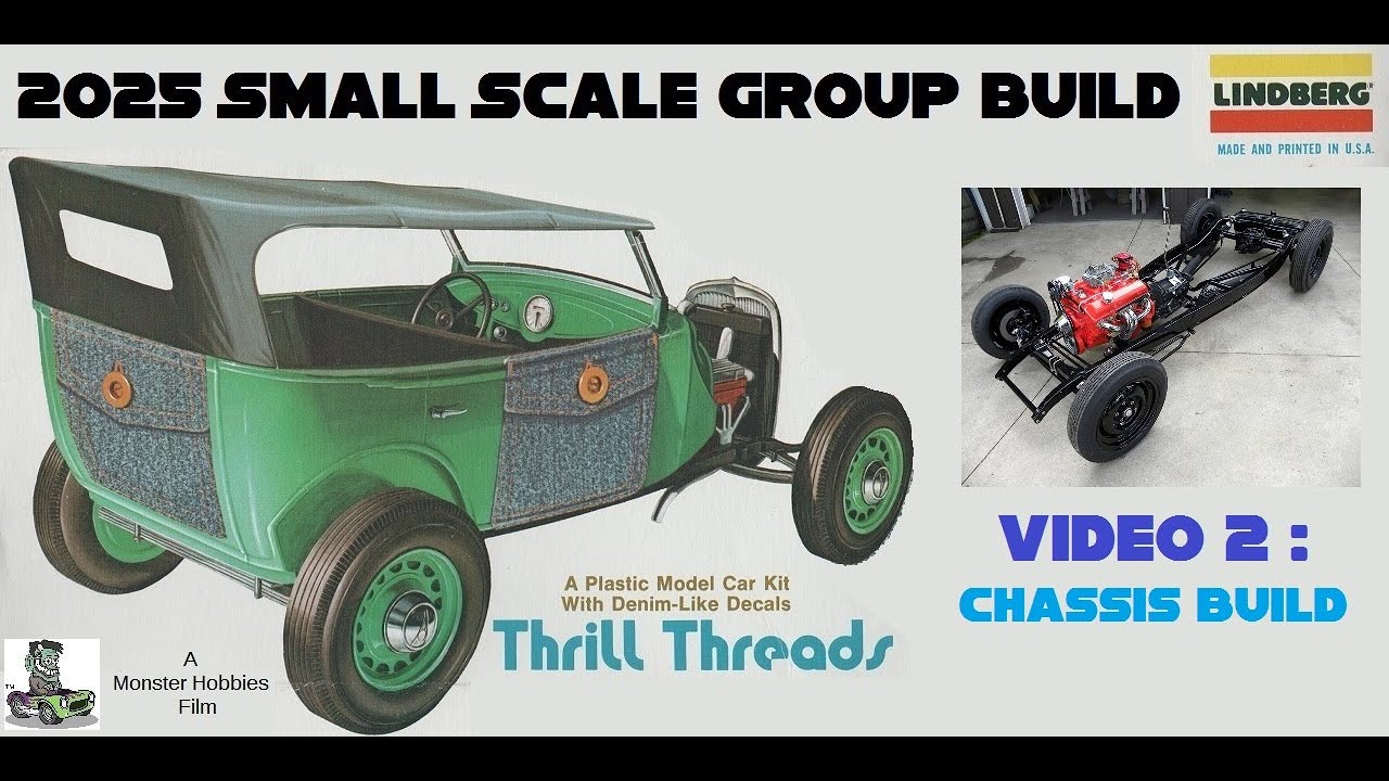 Building The Frame and Running Gear For My Lindberg 1934 Ford 