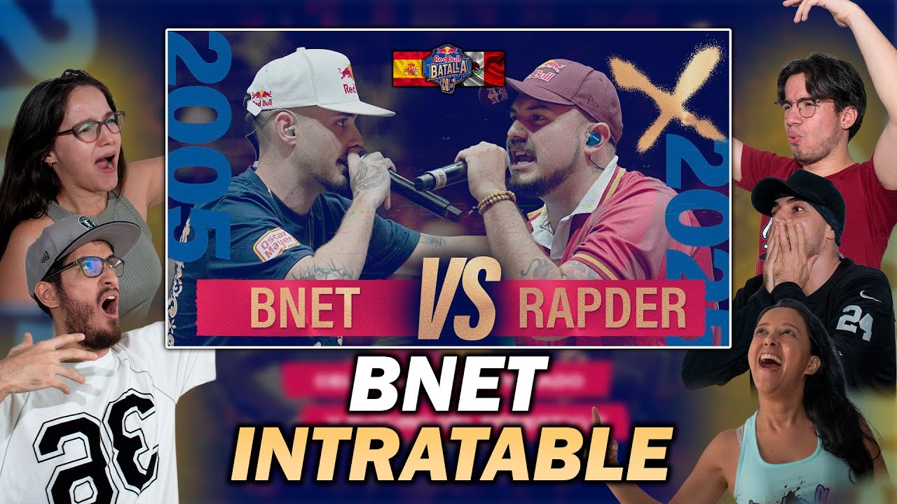 🤯 ¡BNET MODO PRIME! - COLOMBIANOS REACCIONAN a BNET vs RAPDER [RED BULL NUEVA HISTORIA]