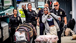 LAPD Enforces Cleanup Amidst Homeless Encampments in Venice