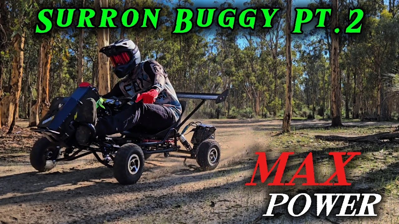 Chinese Surron Go-Kart gets 15KW upgrade