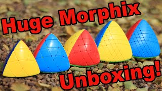 Unboxing ALL of the MORPHIX Puzzles! (2x2-7x7)