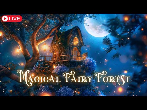 Magical Forest Music || Relax & Sleep Deeply in The Magical Fairy House - LIVE 11H -NO MID -ROLL ADS