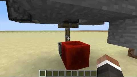 Minecraft redstone 3x3 piston door [special]