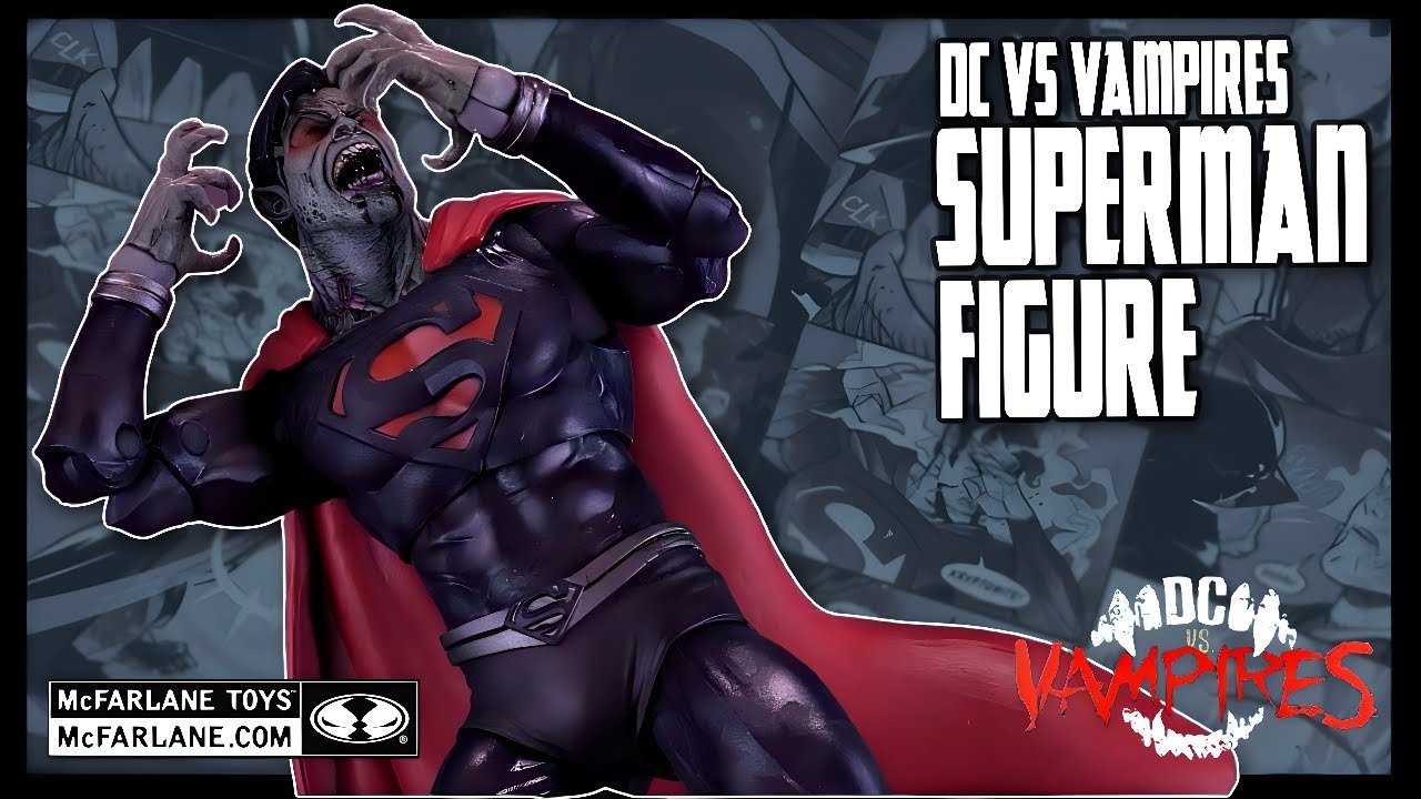 McFarlane Toys DC Multiverse DC Vs Vampires Superman Gold Label Edition Figure 