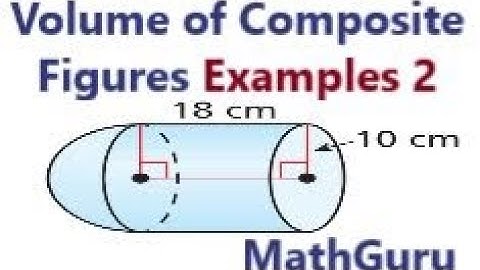 Volume of Composite Figures | 3D Shapes | Examples 2