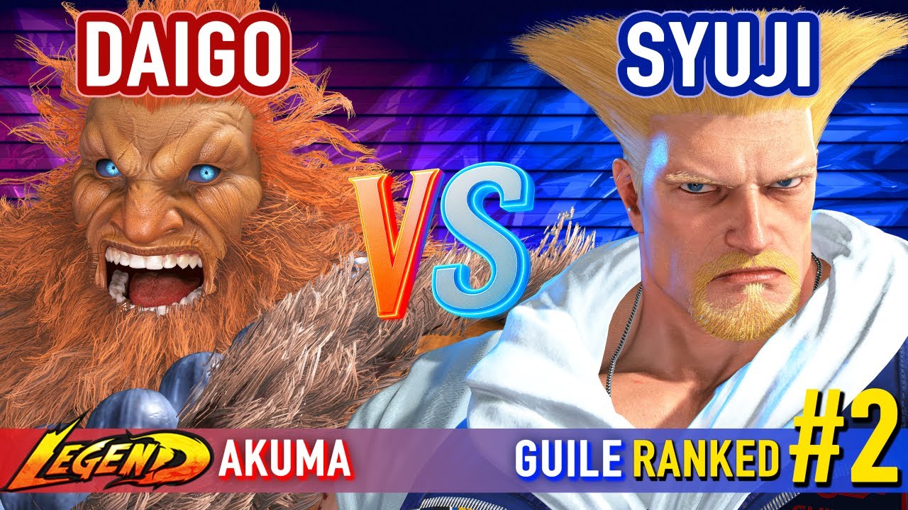 SF6 ▰ DAIGO (Akuma) vs SYUJI (#2 Ranked Guile) ▰ High Level Gameplay