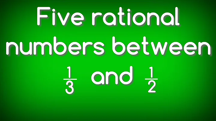 Find five rational numbers between 1/3 and 1/2.shsirclasses.