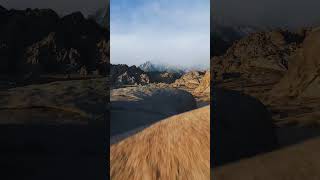 Mobius Arch 📍 #shortsnature #alabamahills #dronevideo #mavicmini #california  #shortoftheday